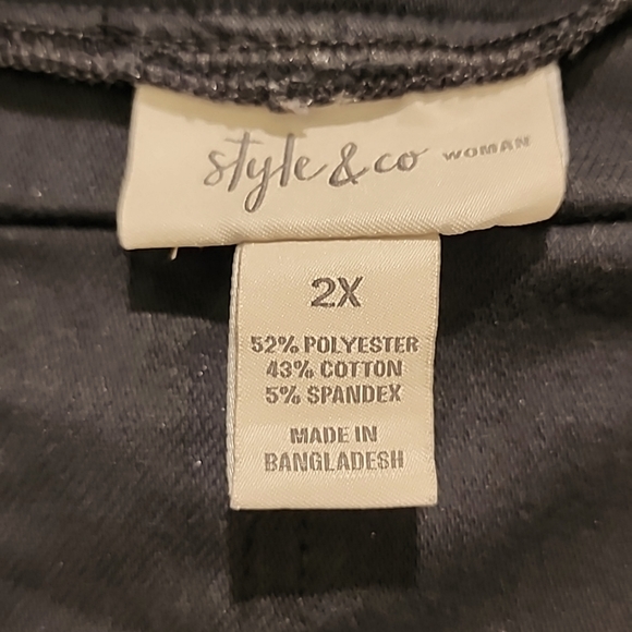 2 pairs Style & Co cropped leggings - Picture 3 of 6